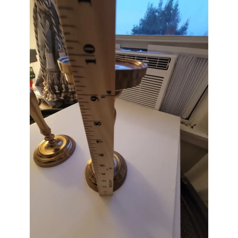 Target brass candle